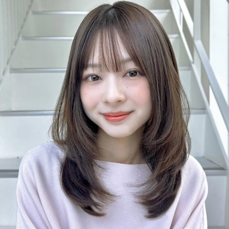 【 レイヤースタイル× beige brown color 】