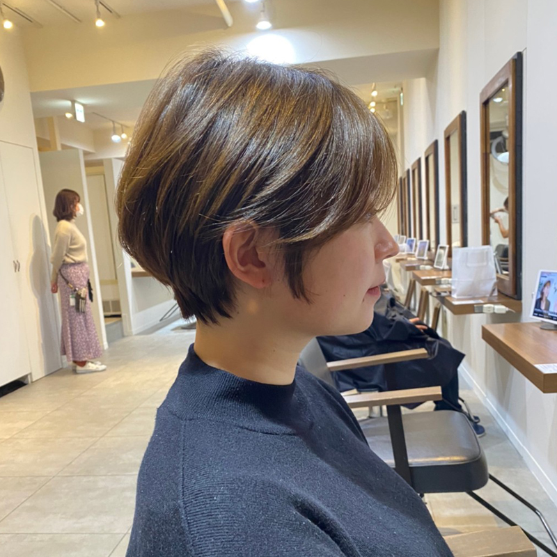 丸みショート