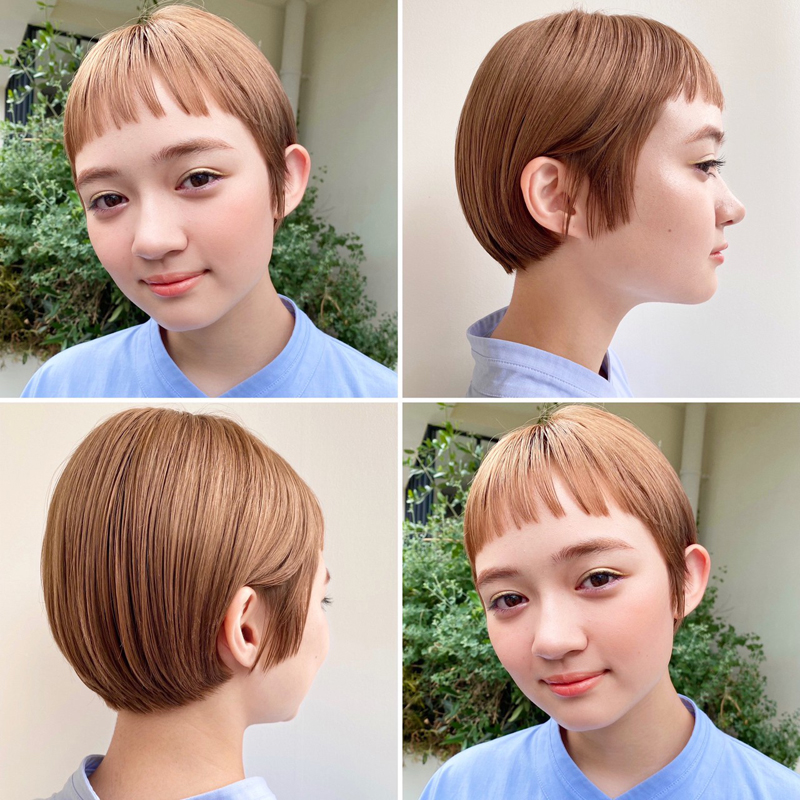 オン眉ショート