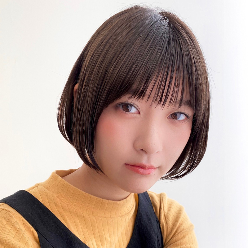 シースルーバングBOB