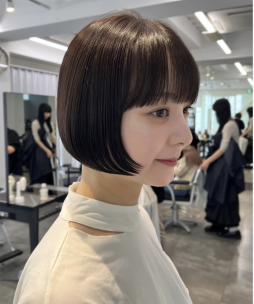 【髪質改善トリートメント× natural brown color 】